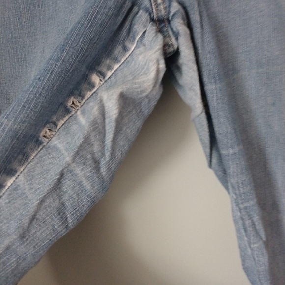 Lee Classic Slender Secret Lower on the waist Jeans Light Wash 5 pockets pants - Picture 5 of 8